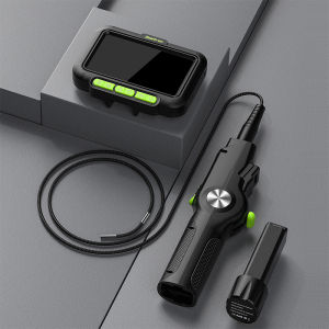 Máy Nội Soi Khớp Nối 2 Chiều Với Ống Kính 39MM Màn Hình 5 360 °   180 °   Camera Kiểm Tra Ô Tô Bằng Cần Điều Khiển Borescope Camera Dây Mềm Để Sử Dụng Tại Nhà