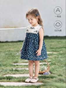babylove | Summer Thin French Floral Baby Girl Dress