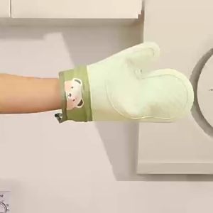 Kitchen silicone heat-insulating anti-scalding gloves 厨房硅胶隔热防烫手套