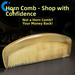 MENGMIAN | Lược Sừng Trâu Thiên Nhiên cho Phụ Nữ