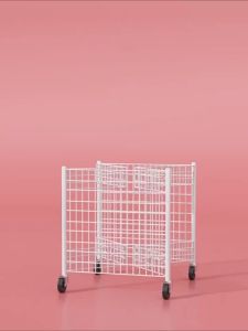Supermarket Snack Shelf Metal Storage Shelf Large Snack Organizer Grocery Store Shelf Stall Mobile Cart with Hook Portable Fruit Vegetable Organizer for Snacks Grocery Pantry Kitchen Home Organizer