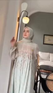 .. promo Gamis Set Hijab Terbaru Viral Baju Dewasa Kekinian Mewah Busana Outfit Wanita Muslim Premium Terlaris Liza