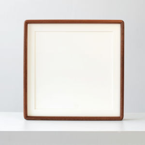SHANCHEN | Solid Wood Picture Frame with Mortise and Tenon Round Corners Black Walnut Square Wall Hanging