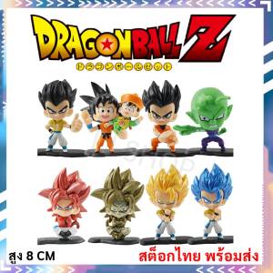 พร้อมส่ง โมเดล ดรากอนบอล Super Warrior รูปแบบ 8 ซม. ของสะสม คอลเลคชั่น Dragon Ball พร้อม 8 แบบ พร้อม ฐานตั้ง ทุกชิ้น สำหรับ ตกแต่งห้อง