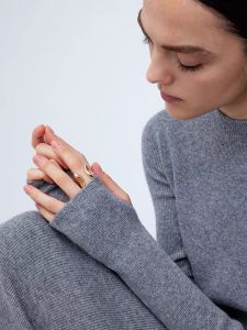 Fashionable Open Ring New Chinese Design Original Metal Texture Minimalist Band Ring Stylish Accessory for Women