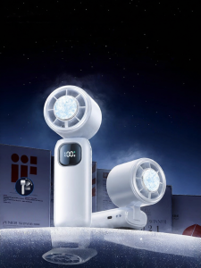 Quạt Cầm Tay Mini Di Động 2025 HBR Chế Độ Làm Mát Siêu Bền USB Sạc Quạt Cầm Tay Siêu Nhỏ Có Thể Gấp Lại Đeo Cổ Khi Ngoài Trời Quạt Làm Mát Ngoài Trời Siêu Im Lặng