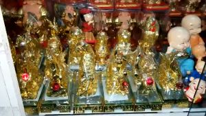 [HCM]Tượng con giáp đế kính sơn xi vàng