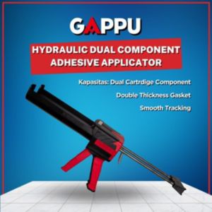 GAPPU Hydraulic Dual Component Adhesive Applicator Gun Nat Keramik