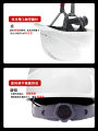 Weiguan ABS New National Standard Safety Helmet Breathable White Construction Site Power Engineering Logo Printed Hard Hat. 