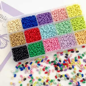 [✨Ready stock✨]105PCS 4x6mm Manik Kacang Peanut Beads MIX Color DIY Jewely Membuat
