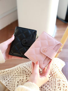 Fan Element 2024 New  Multi-Card Short Wallet Female Special-Interest Design Minimalist Large-Capacity Coin Purse