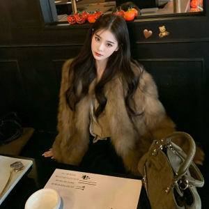 CHANGTONG | Áo Khoác Lông Fox Sang Trọng và Đẳng Cấp Dày Ấm cho Mùa Xuân