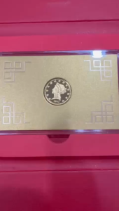 POH HENG Jewellery 24K Treasures Lady Liberty 1942 Medallion 19mm in Yellow Gold [Price By Weight]