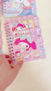 Buku Nota Spiral Cartoon Spiral Notebook Creative Mini Pocket Notebook Portable Student Stationery