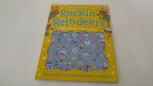Santa & Friends Rockin Reindeers Christmas Activity Book With Puffy Stickers For Kids
