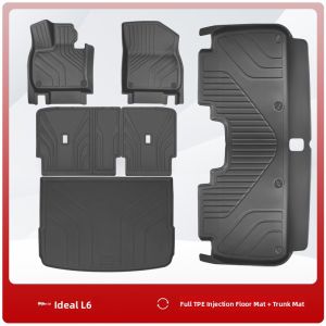 HS | TPE Trunk Mat with Seat Back Clip for Car Interior