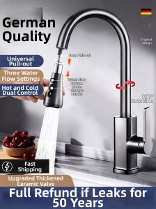 JIAYUN | Anti-Splash Flexible Swivel Kitchen Faucet