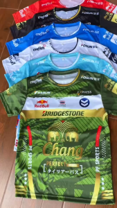 เสื้อกีฬา เสื้อวิ่ง เสื้อออกกำลังกาย ผ้าไมโครสปอร์ต นุ่มใส่สบาย ชายหญิงใส่ได้ ซักเครื่องได้ ไม่ต้องรีด