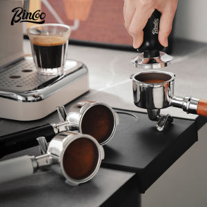 BINCOO อุปกรณ์ชงกาแฟอเนกประสงค์ที่จับเครื่องชงกาแฟอิตาเลี่ยนถ้วยคู่หัวฉีดคู่