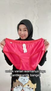 Celana Dalam Wanita Lusinan Miranda Big Size 4L 5L Renda Polos Bahan Katun Mix
