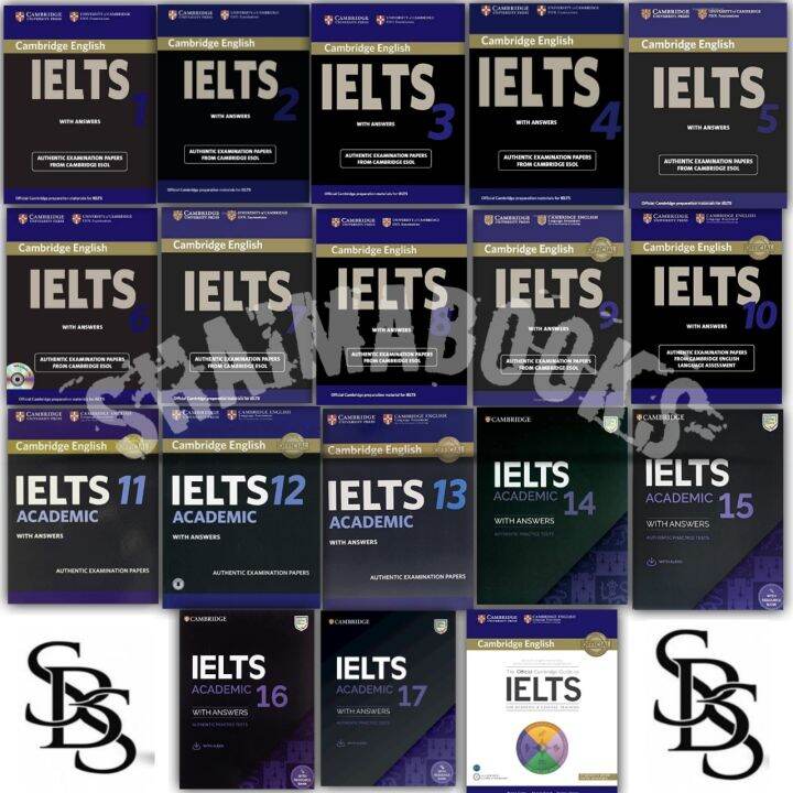 BUKU OFFICIAL CAMBRIDGE GUIDE + IELTS ACADEMIC 1-17 WITH ANSWER AND ...