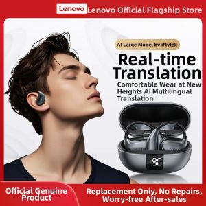 Lenovo | AI Translation Wireless Bluetooth Earphones Over-ear Comfortable Wear Sports