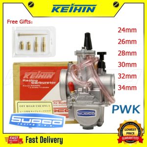 Keihin Racing Carburator Flat Slide For PWK 24/26/28/30/32/34mm Universal Motorcycle Racing Carb for Yamaha Blaster 200 YF