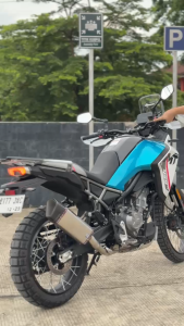 Slip On Knalpot CFMoto 450 MT Triton Type Really Racing Stainless Suara Ngebas