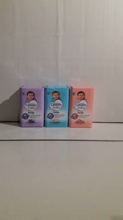 CUSSONS BABY SOAP ( BIRU ) SABUN BATANG