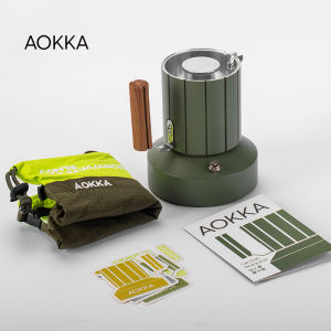 AOKKA | Ấm Pha Cà Phê Moka Dùng cho Nhà và Ngoài Trời với Thiết Kế Gốc Rõ Ràng