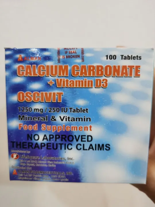 Oscivit%20Calcium%20Carbonate%20+%20Vitamin%20D3%201250mg/%20250%20IU%20Tablet%20Mineral%20and%20Vitamin%20Food%20Supplement-%20100%20tablets%20-%20Image%202