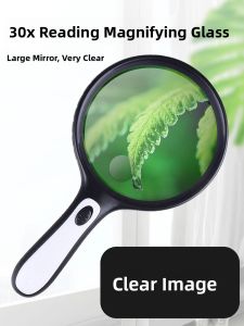 MONLEYTA | German High Definition Magnifying Glass Elderly Reading Glasses Handheld High Power Non-Spherical Large Mirror For Reading And Newspaper