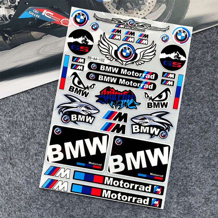 BMW Motorrad Sticker BMW Motorrad M Reflective Logo Badge Sticker for BMW  G310R G310GS F800 F900R S1000RR S1000XR HP4 R1200GS C650GT