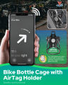 VICTGOAL Bicycle Water Bottle Cage with AirTag Hider Lightweight MTB Road Bike Bottle Bracket Drinking Cap Stand Holder. 