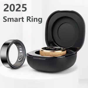 Smart Ring 2025 Heart Rate Health Monitor IP68 3ATM Waterproof Multi Sport Modes Blood Oxygen Tracker For Men Women