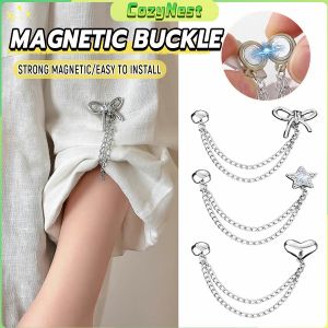 C.N Fashion Protable Magnetic Shirt Clips Adjustable Trouser Magnetic Clothing Clips Accessories 1Pc