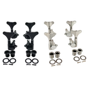 [joyonline]4Pcs Bass Tuning Peg 2 Left&2 Right Guitar String Tuner Machine Head Knobs Tuning Keys for Acoustic Or Electric Guitar