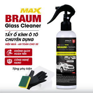 Tẩy Ố - Tẩy Mốc - Tẩy Cặn Canxi - Ố Cầu Vồng Ô Tô | BraUM Clean 250ml