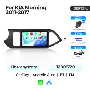 MEKEDE Linux Screen For Kia Morning Picanto 2011 - 2017 LHD Car Multimedia Player BT FM AM RDS Radio Carplay Android Auto Stereo