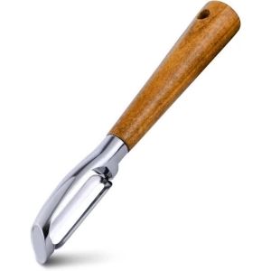 Dao Gọt Đa Năng Bằng Thép Không Gỉ Cao Cấp Lưỡi Dao Siêu Bén Và Tay Cầm Gỗ Thật Dùng Cho Trái Cây & Rau Củ Trong Nhà Bếp