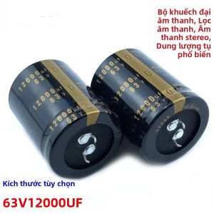 1-20 Chiếc 63V 12000UF Tụ Điện Điện Phân Bằng Nhôm Cho Bộ Lọc Khuếch Đại Công Suất Âm Thanh - ZESHENGWEI