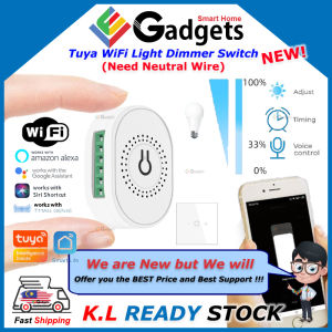 Tuya Smart Switch Wifi Dimmer Switch Light Led Lamp CFL Bulb Brightness works with Smart Life Google Home Alexa