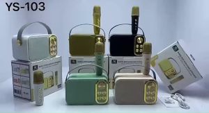 ลำโพงบลูทูธ YS-103 แถม ไมโครโฟน พร้อมส่ง1-2วัน เสียงเบสหน ลำโพงไร้สายพกพา ไมโครโฟน ความละเอียดของสินค้า: [เลือกประเภท]