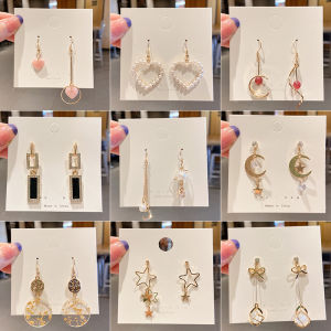 Elegant Womens Earrings Trendy Design High-End Feeling Fashionable Dangle Studs Popular Internet Red Jewelry Accessories