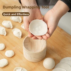 Wooden New Dumpling Maker Mold Anti-Stick