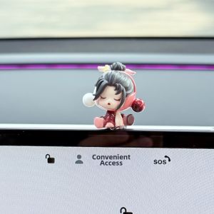 KAYIBEI | Cute Hideable Temporary Parking Phone Number Plate for Model3/Y