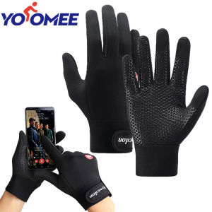 Yoomee Winter Thickened Gloves Gloves Outdoor Sports Touch Screen Bicycle Bike Cycling Running Gloves For Men Women Windproof Warm