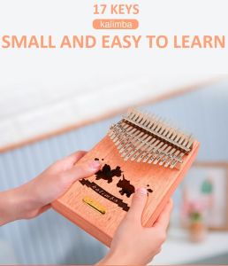 YAEL 17 Key Finger Kalimba Mbira Sanza Thumb Piano With 6 FREE GIFTS - 7232