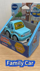 VTech Family Car Blue Color Toot-toot driver Car Go!Go!Smart Wheels Vehicle Toys for Boys and Girls 1 years 2 years 3 years 4 years 5 years kids toys play flash