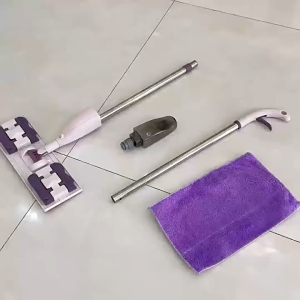Wet and Dry Dual-Use Water Spray Cloth Mop Household Lazy Hands-free Mopping Artifact Mopping Mop Durable
